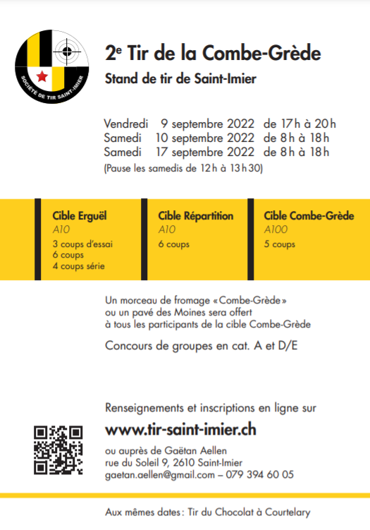 Flyers - Tir de la Combe-Grède