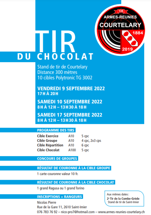 Flyers - Tir du Chocolat